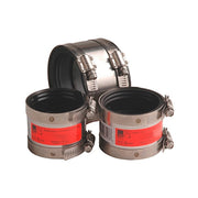 Mission Rubber 300043 4 Cast Iron to 3" Band Seal Transition Coupling ASTM C1460