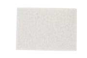 3M 4100 White Super Polish Pad 20"x14" Fine Floor Cleaning Buffing Pad