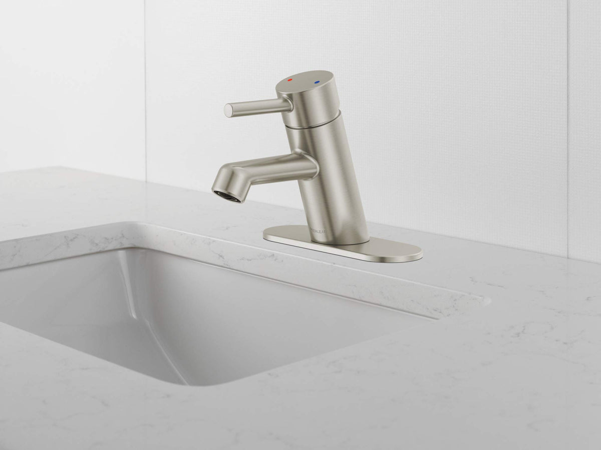 Peerless P1547LF-BN Precept Single Hole, 1.0 GPM Water Flow, Brushed Nickel