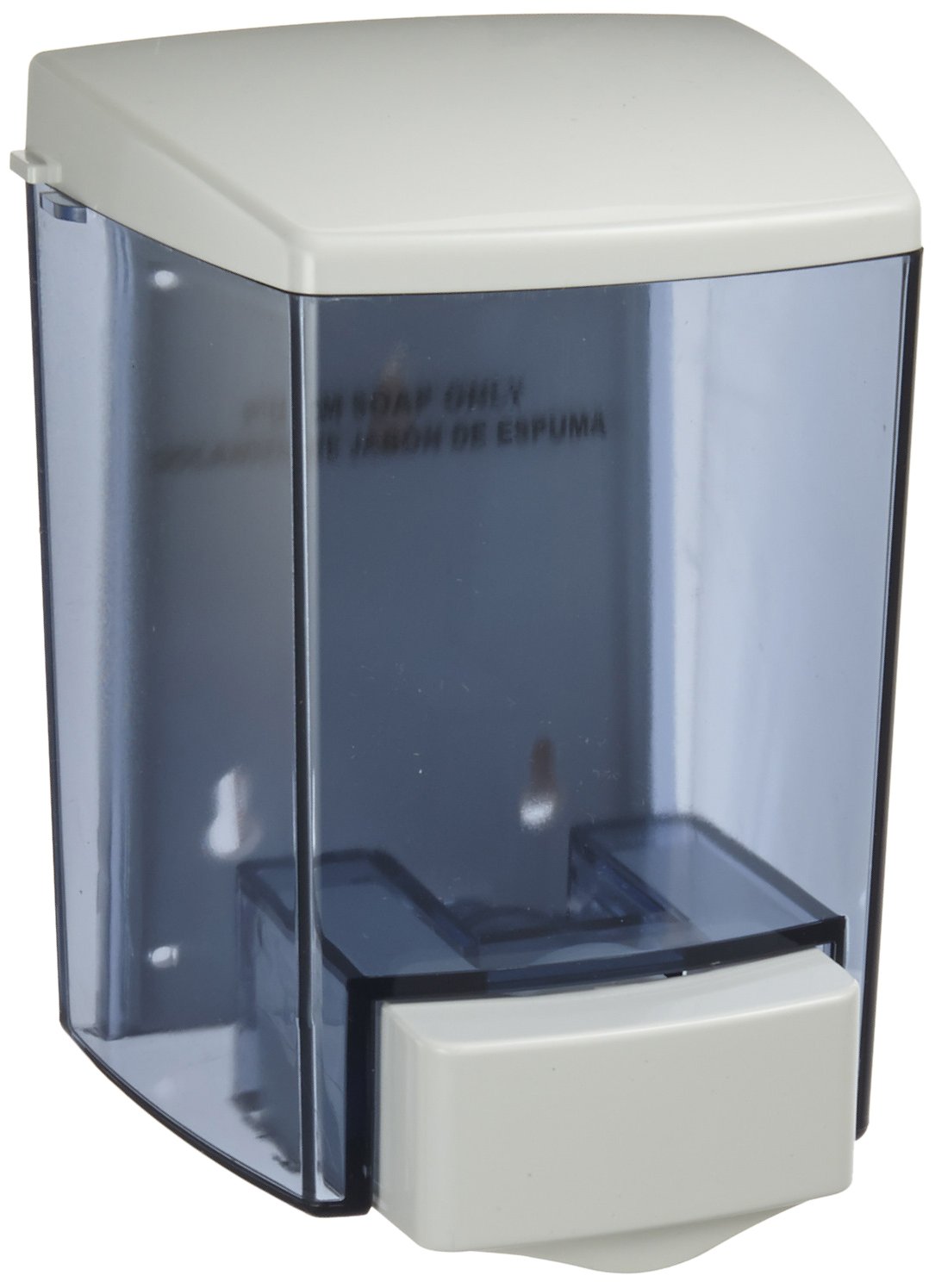 Impact Encore 30 Oz Bulk Foam Soap Dispenser Gray Clear Wall Mount