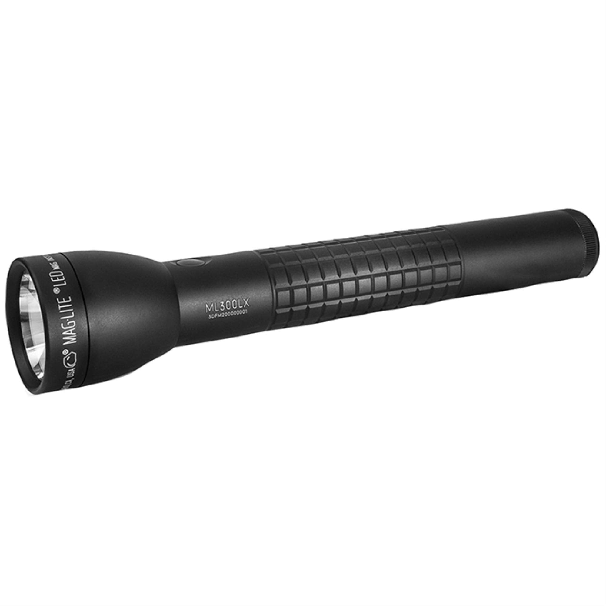 MagLite ML300LX LED 3-Cell D Flashlight 900 Lumens Water Resistant Durable Black