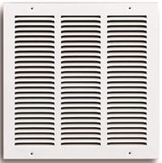 Truaire 14x14 Return Air Grille White Steel 4 Screw Holes 170 Series
