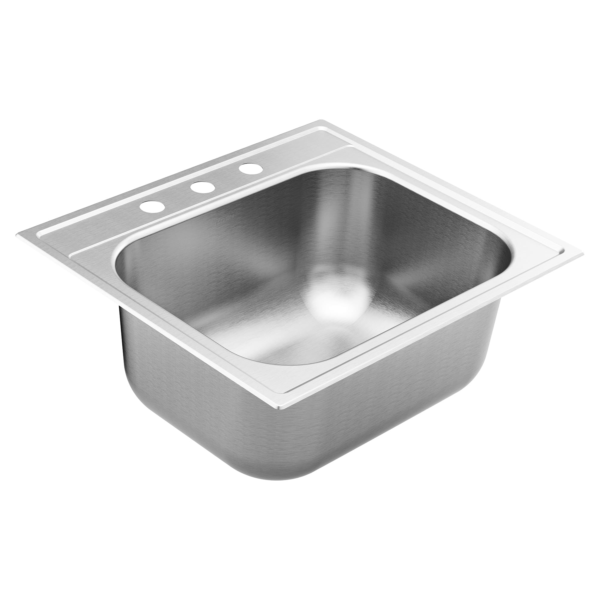 Moen GS181953Q 25" 18-Gauge Stainless Steel Drop-In Single Bowl Kitchen Sink