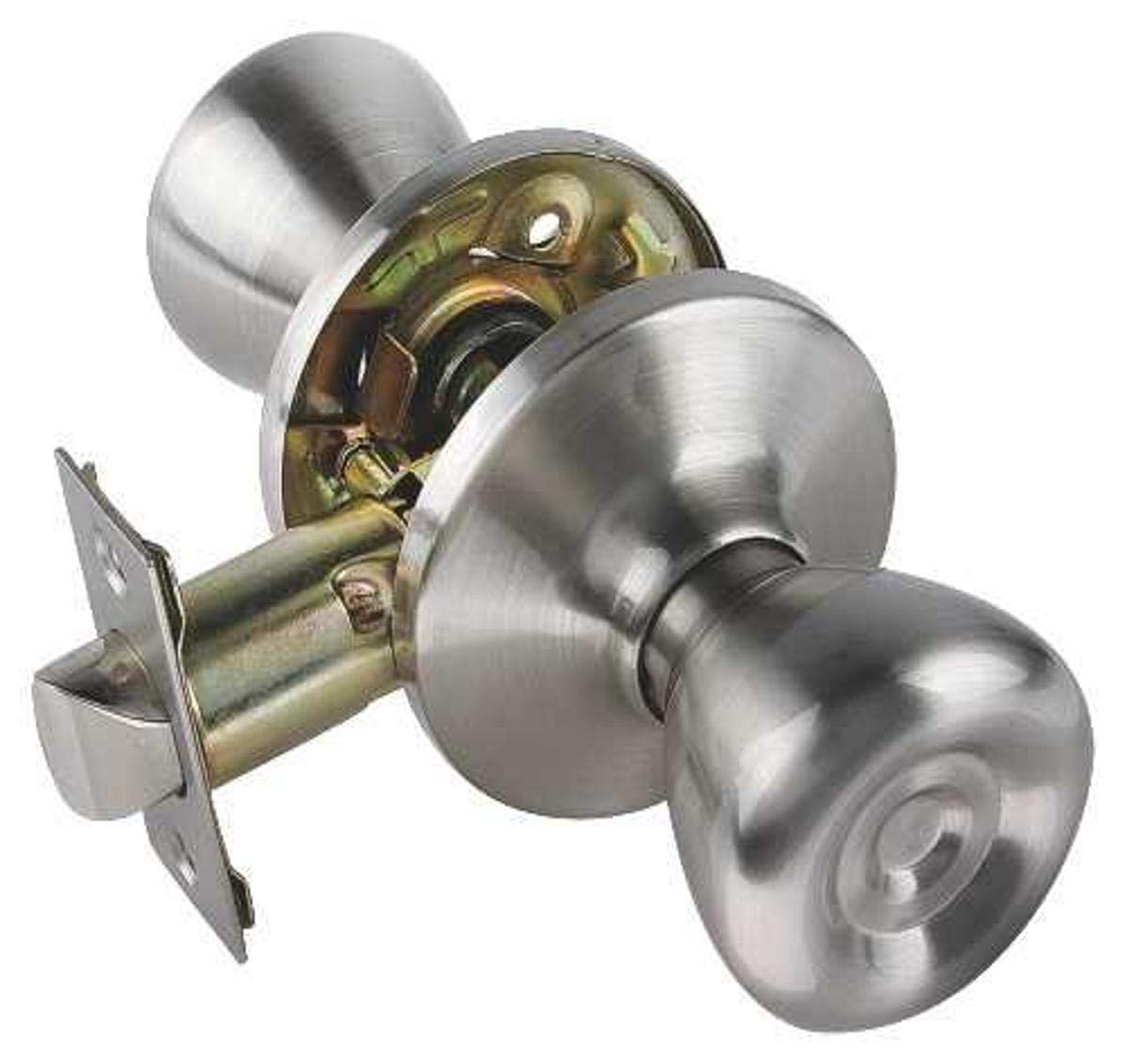 Steel Harbor 115954 Passage Lock Tulip Knob, Satin Nickel