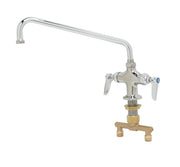 Double Pantry Faucet, Single Hole Base, 12" Swing Nozzle