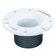 IPS 86193 4-Inch PVC Push N-Feet Repair Closet Flange , White