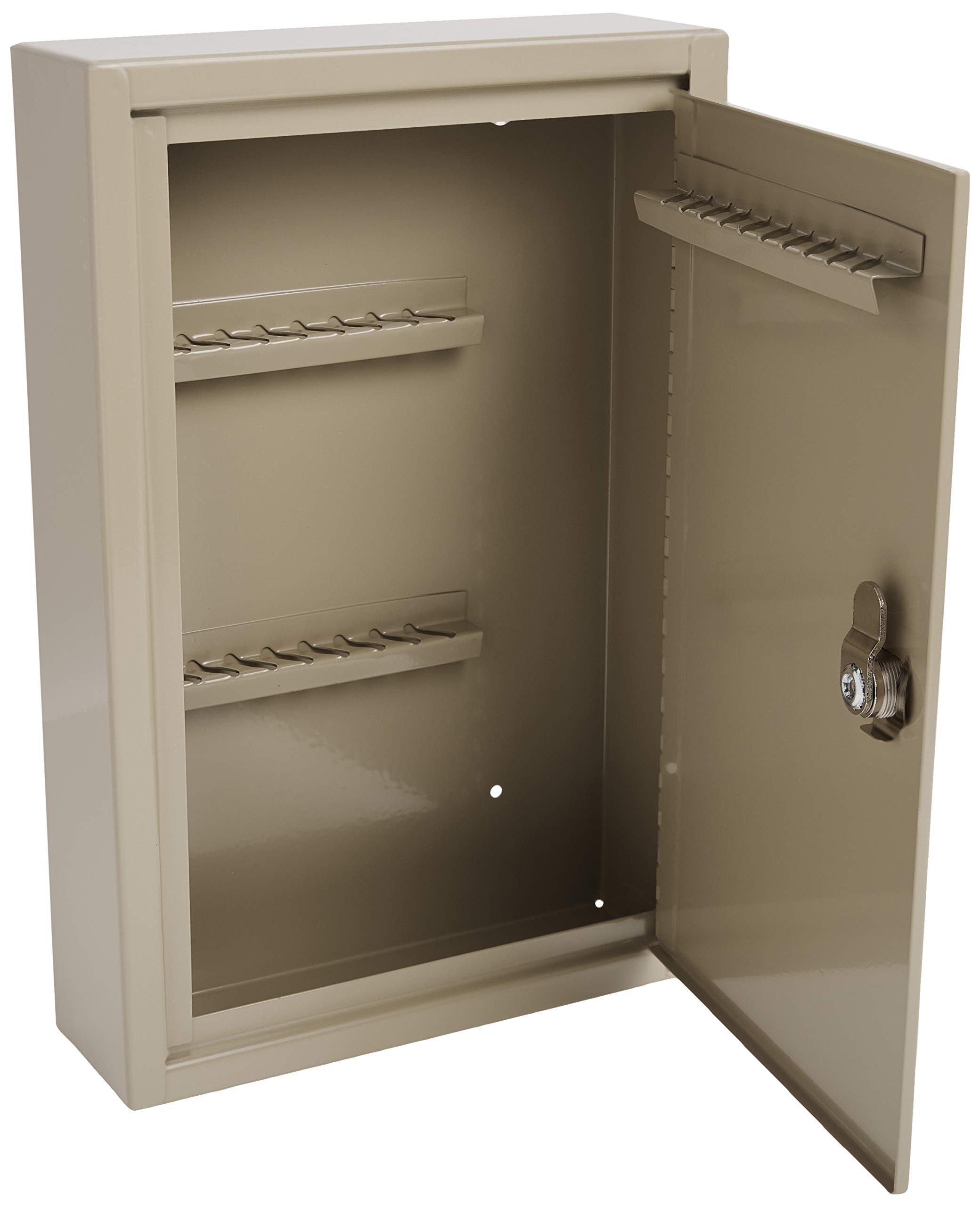 MMF STEELMASTER 30-Key Steel Key Cabinet Lock Wall Mount Sand 201903003