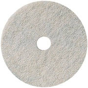 3M Natural Blend White Pad 3300 19" Natural Blend White Floor Burnishing Pad Model 3300
