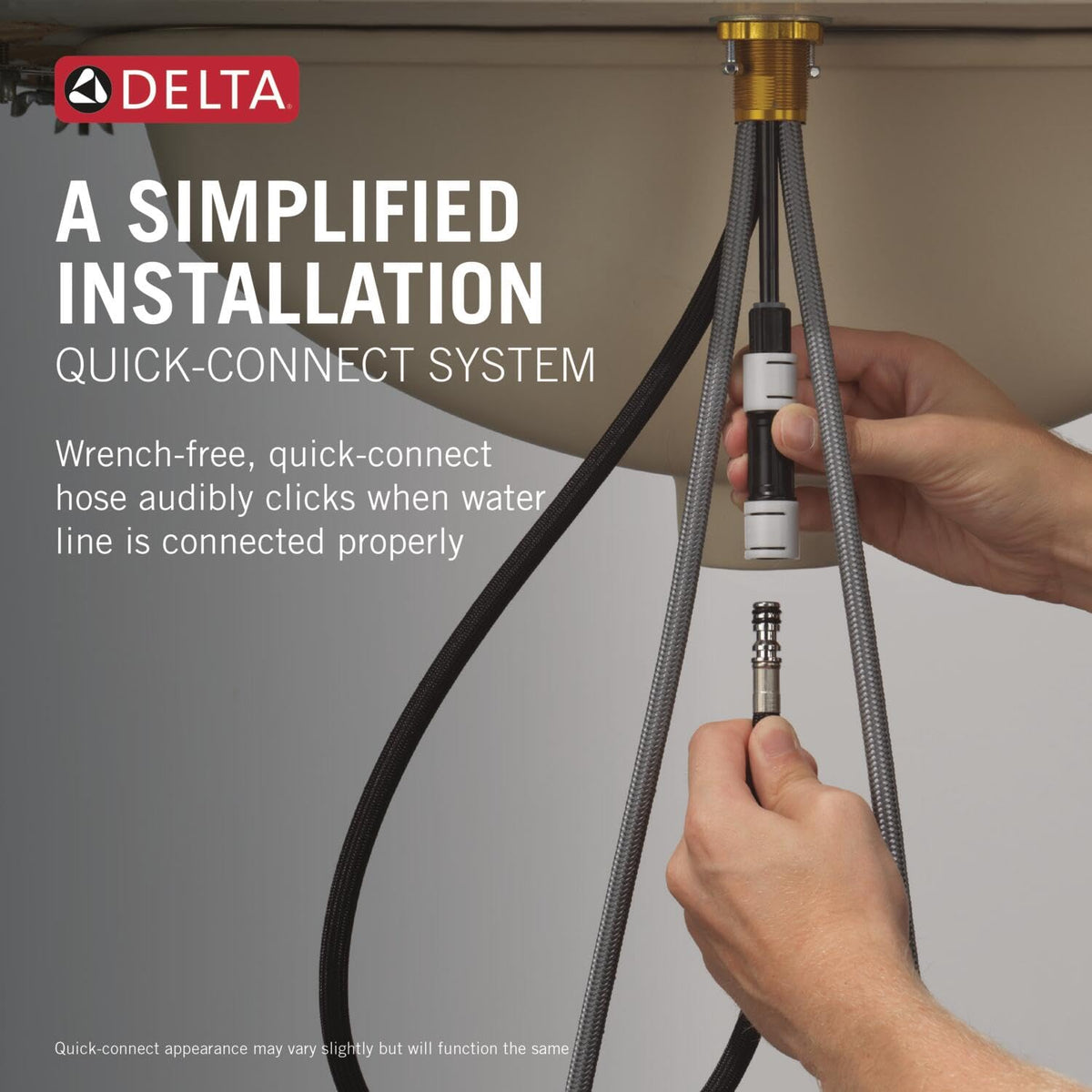 Delta Nicoli 25849LF-BLPD 4 in. Centerset Two Handle Bathroom Faucet with Pull-Down Spout, Matte Black