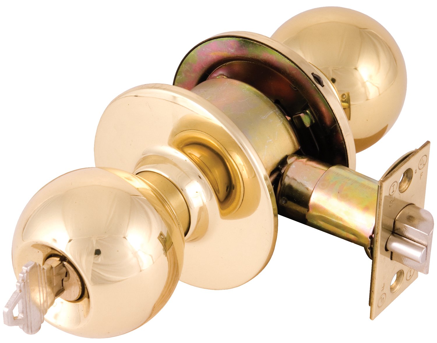 Legend 809269 Grade 2 Entry Door Knob Lockset Polished Brass US3