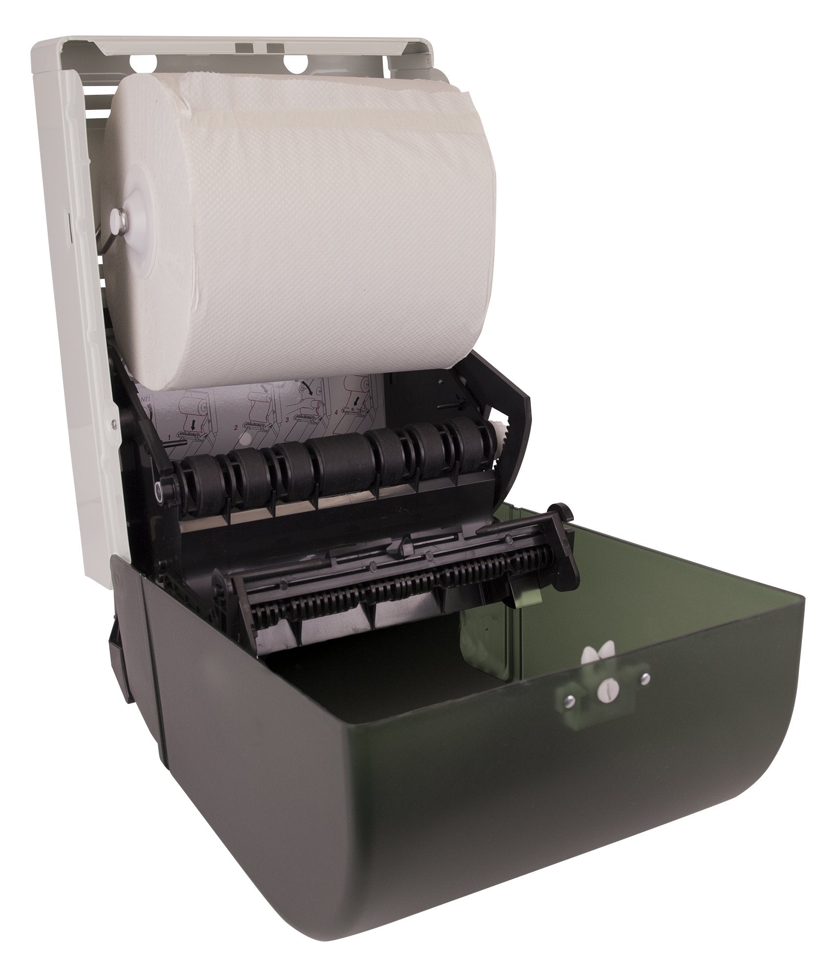 Tork H21 Hand Towel Roll Dispenser Smoke/Gray Push-Bar High-Capacity 87T