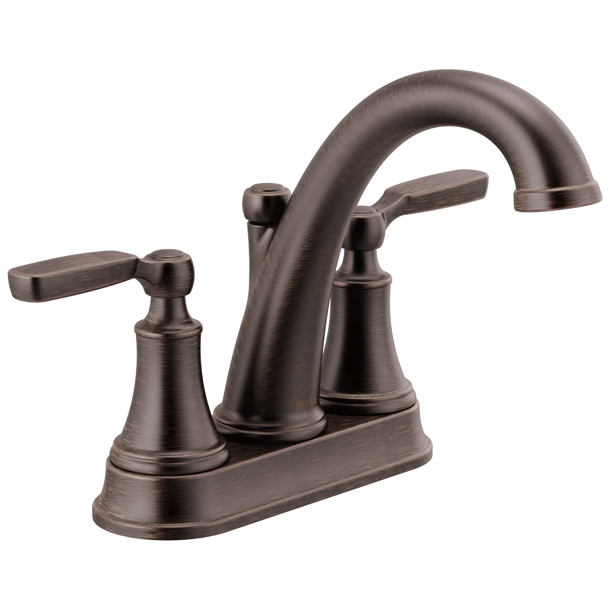Delta Faucet 2532LF-RBMPU Woodhurst 2-Handle Centerset Bathroom Faucet, Venetian Bronze