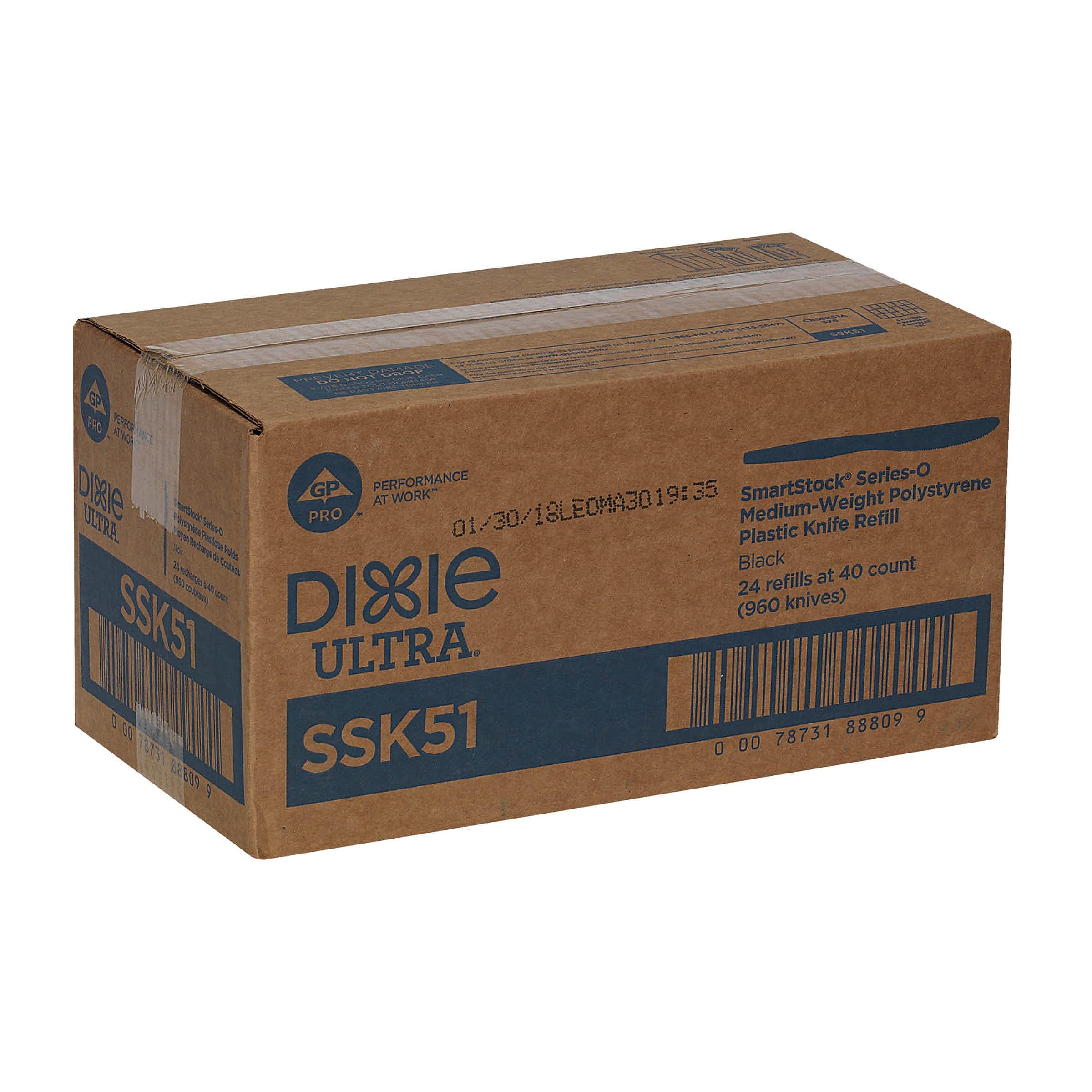 Georgia Pacific Dixie Plastic Knives for SmartStock Dispenser 8.13 lbs