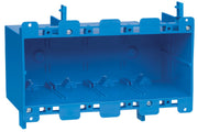Thomas & Betts B468R 4 Gang Blue Old Work Outlet Box 68 CU IN PVC