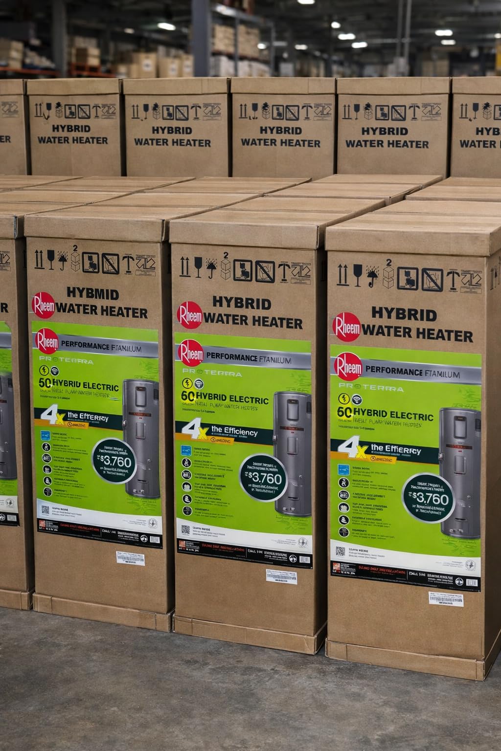 Rheem ProTerra 50 Gal. Smart Hybrid Heat Pump Water Heater — XE50T10H45U1 | Energy Star, Wi-Fi, 3.88 UEF