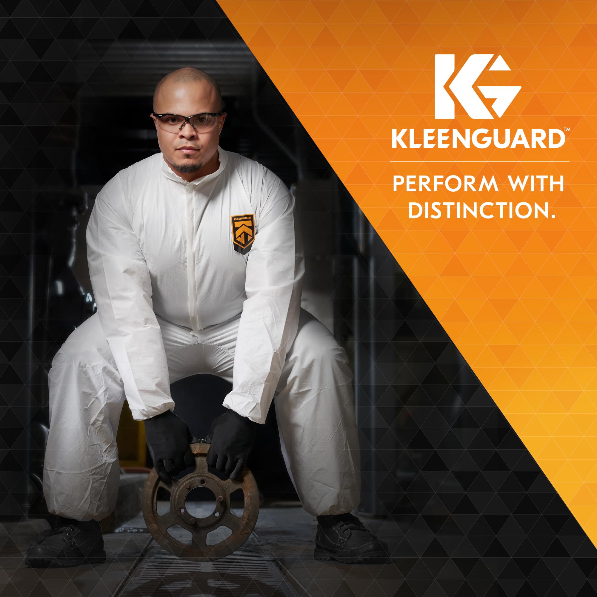 KLEENGUARD A35 Disposable Coveralls Hooded Liquid Particle Protection White 25ct