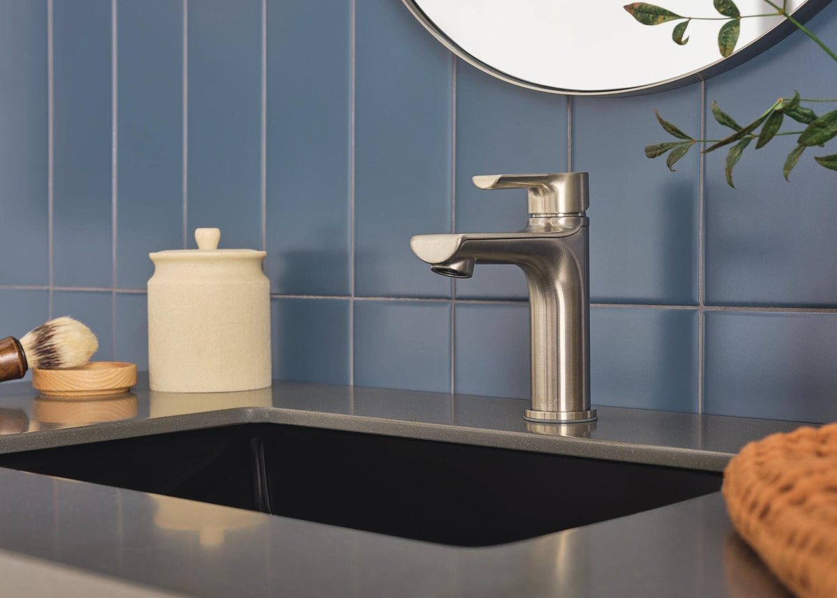 Peerless P1513LF-BN Flute Bathroom Faucet, Brushed Nickel
