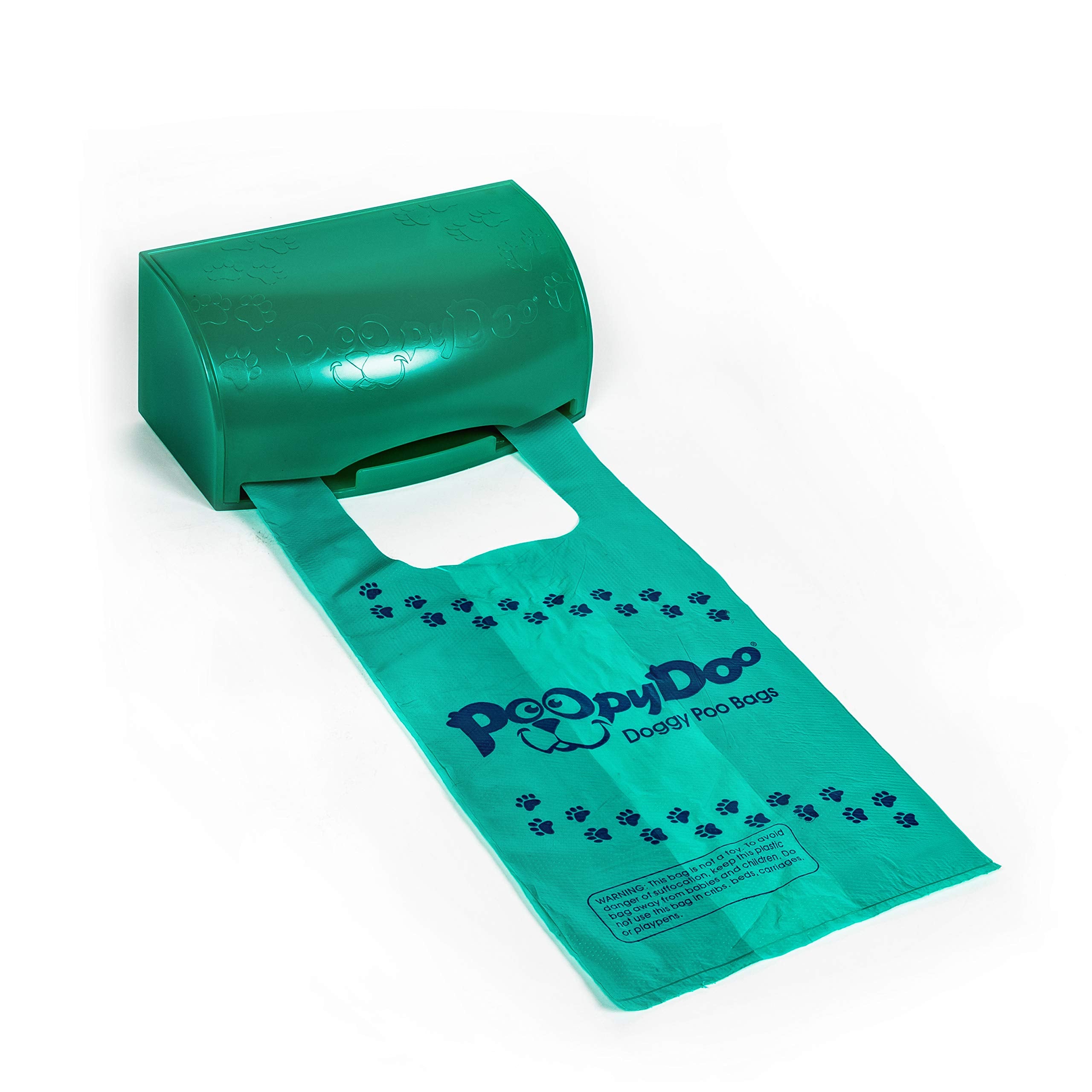 Poopy Doo Dog Waste Bag Dispenser with 100 Biodegradable Leak Proof Bags Home Use