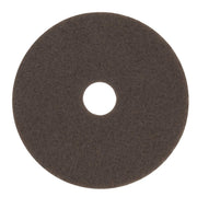 3M Brown Stripper Pad 7100 - 13" Durable Floor Stripping Pad, Wet/Dry Use