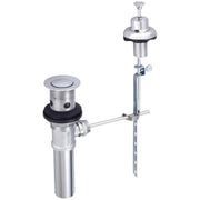 Central Brass 1109 Pop-Up Drain Assembly Chrome w/ Overflow & Guide