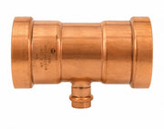 4" x 4" x 3/4" Press Copper Tee - 8-Pack | Professional PressFitting