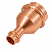 1-1/2" x 1/2" Press Copper Reducer Coupling  70-Pack | Professional Press Fitting