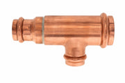 1-1/2" x 1" x 1" Press Copper Tee  30-Pack | Professional Press Fitting