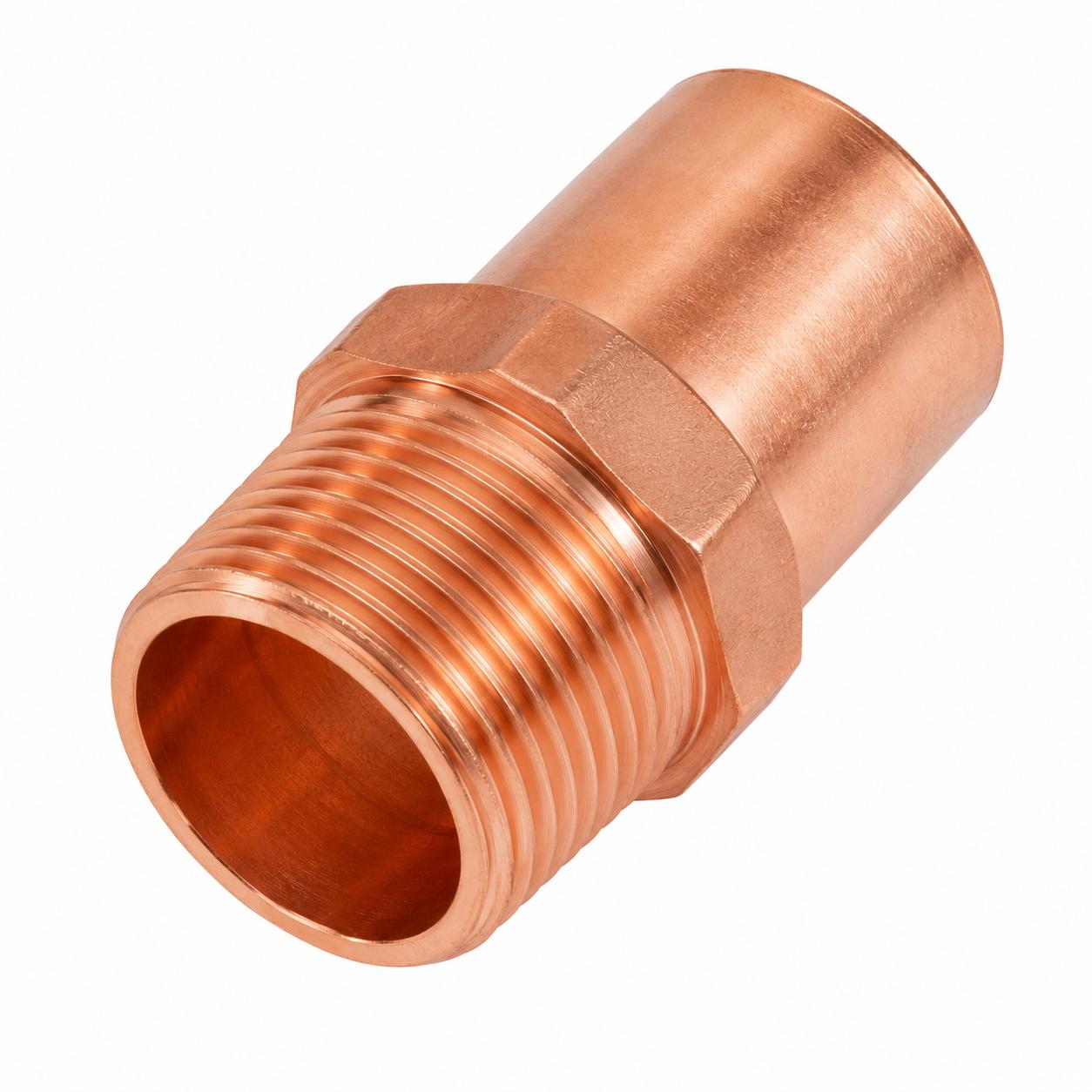 1-1/4" FTG Press x Male Copper Street Adapter  24-Pack | Professional Press Fitting
