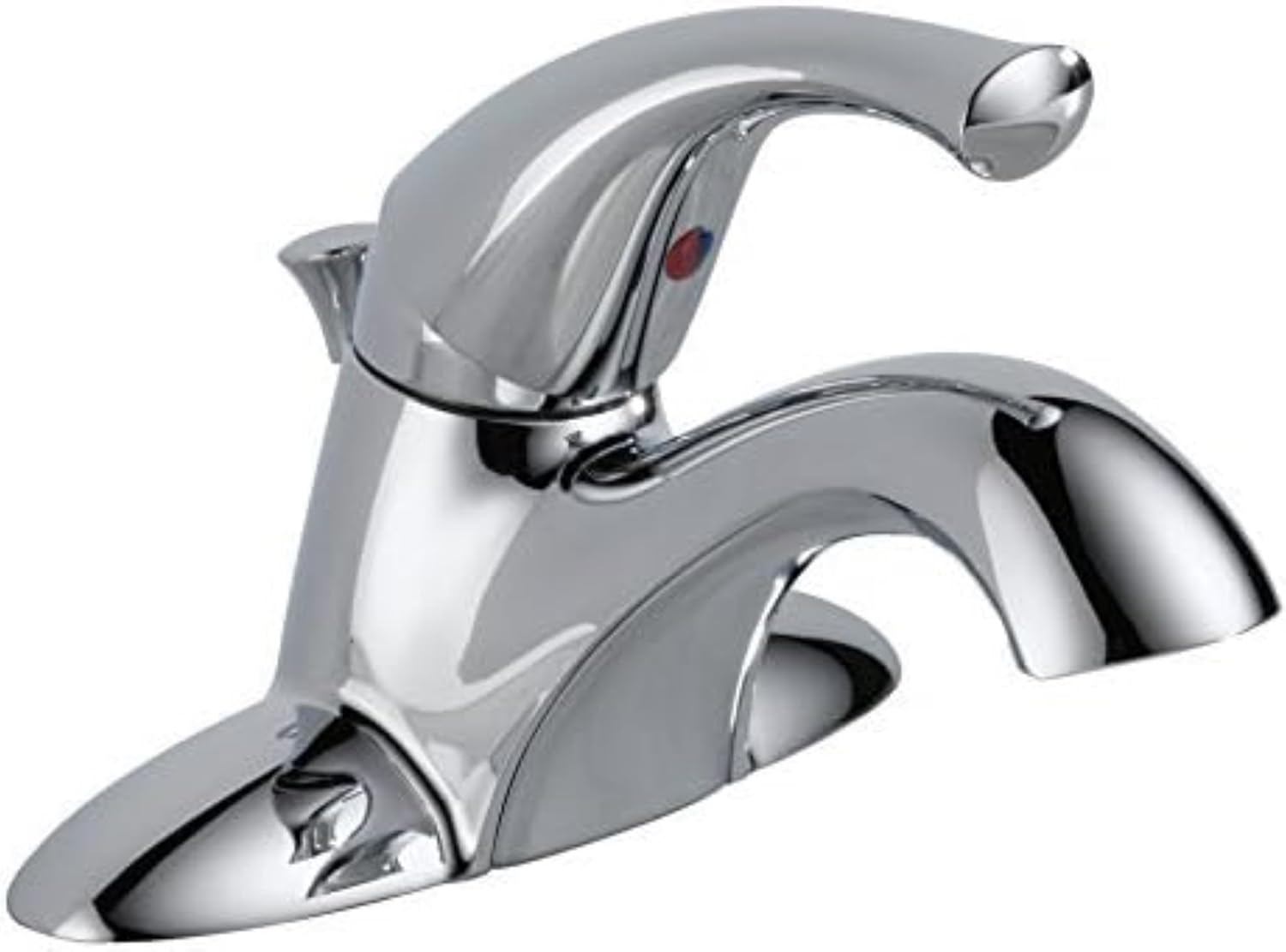 Single Handle Centerset Bathroom Faucet in Chrome