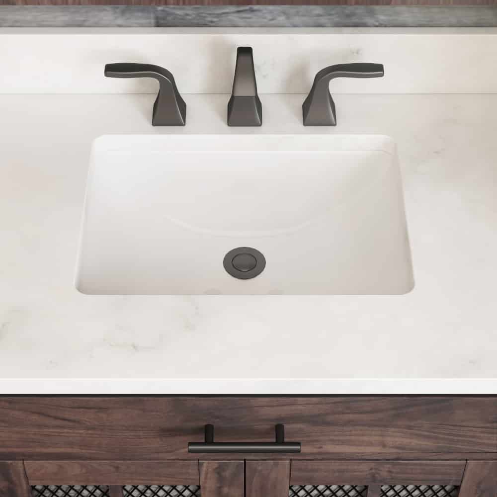 Drydale HDC30MFV 30 Inch Antique Brown Vanity with Top & Bowl