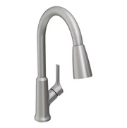 Elkay LK1410LS Everyday 1.80 GPM Single Hole Kitchen Faucet, Includes Escutcheon, Lustrous Steel
