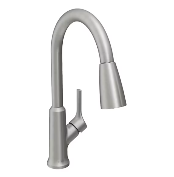 Elkay LK1410LS Everyday 1.80 GPM Single Hole Kitchen Faucet, Includes Escutcheon, Lustrous Steel