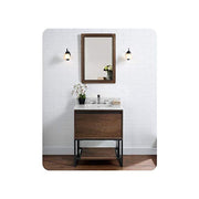Fairmont Designs 1505V30 M4 30" Natural Walnut Vanity with Top & Bowl