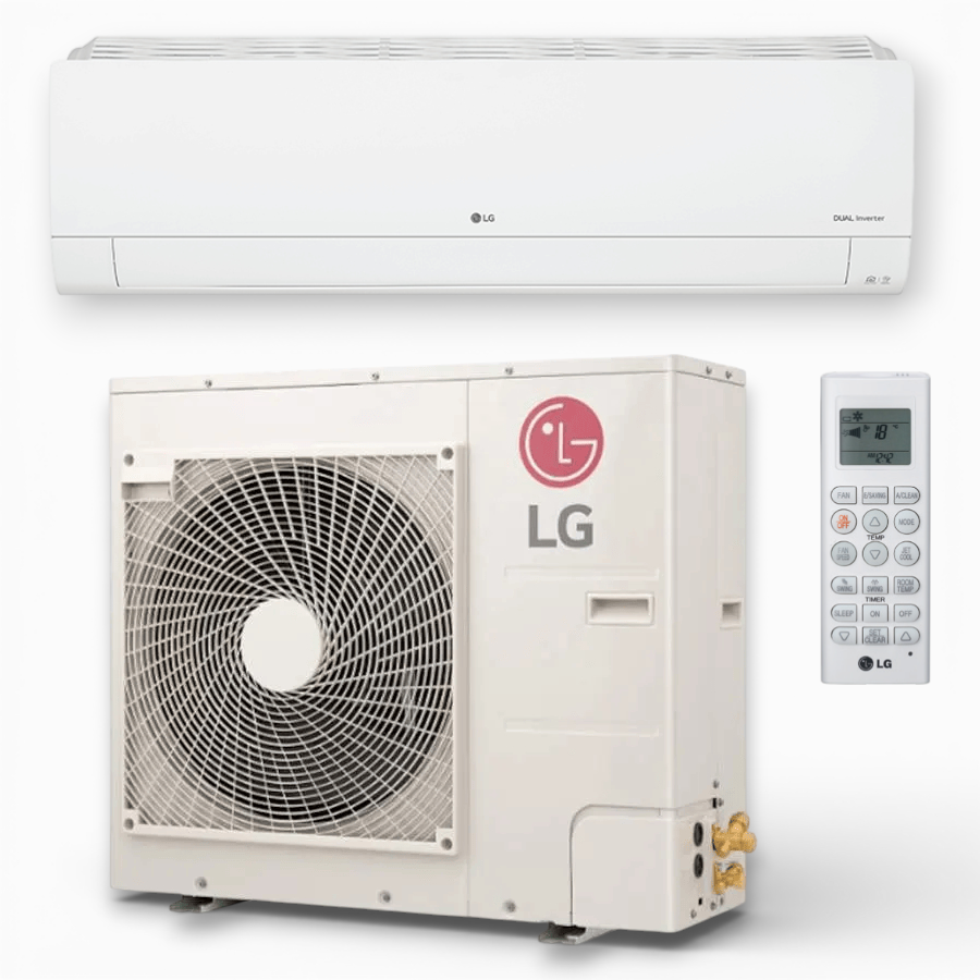 LG 18K BTU Cooling, 22K BTU Heating, 38" Ductless Multi Zone Mini Split Unit, R410A Refrigerant & Self Diagnosis Model LMU180HHV