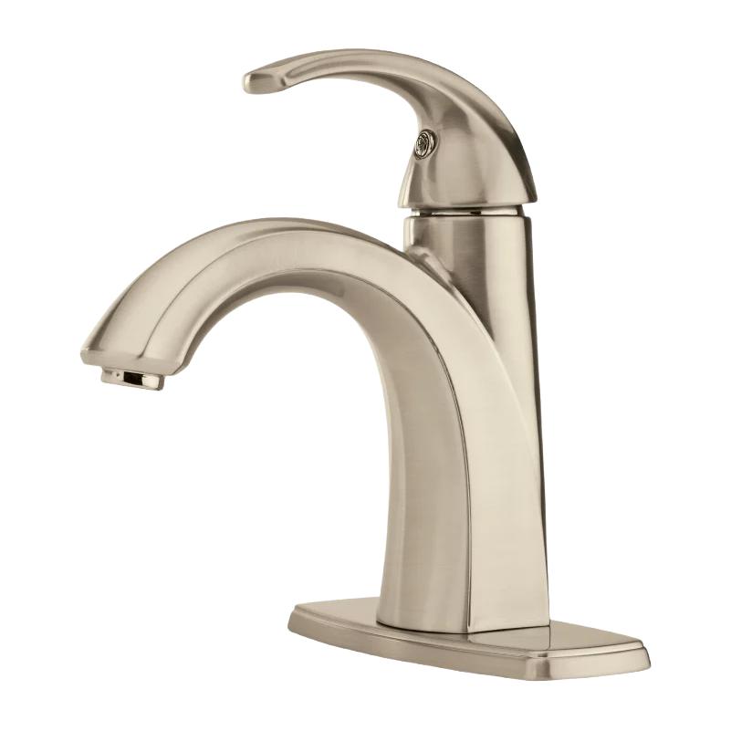 Pfister LF-042-SLKK Selia Single-Handle Bathroom Faucet w/ Push & Seal Drain (Various Finishes: Polished Chrome, Brushed Nickel)