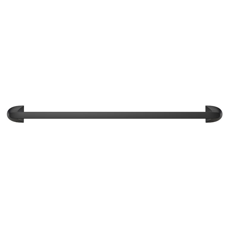 Pfister Karci Matte Black Bathroom Hardware Set – 3 Piece Set with 24” Towel Bar, Towel Ring & Toilet Paper Holder