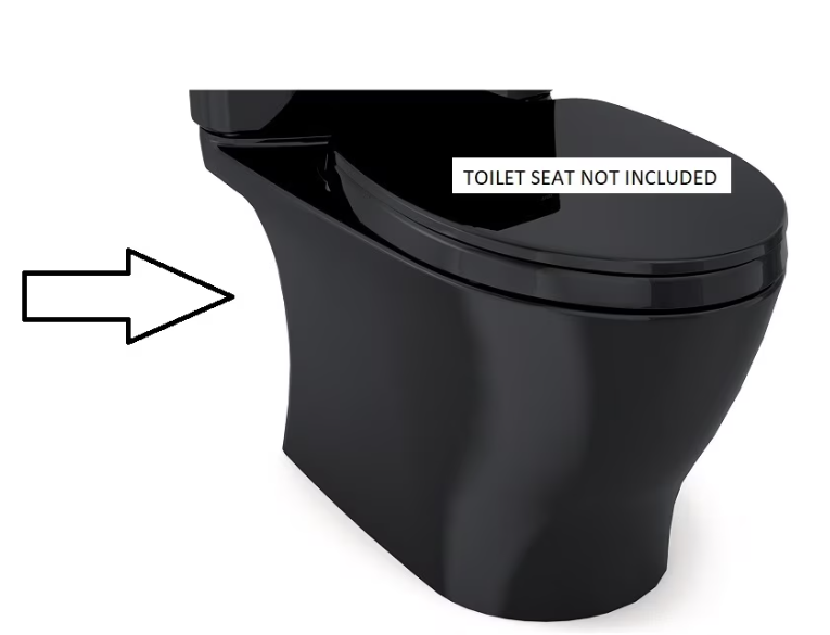 Toto CT442CUFT40#51 Ebony Nexus Elongated Chair Height Toilet, Ebony