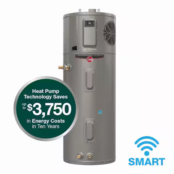 Rheem 50 Gal. Smart High Efficiency Water Heater Hybrid Heat Pump XE50T10H45U1