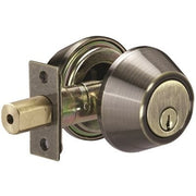 US Lock 1650 Series Deadbolt, Double Cylinder, Sc1 Keyway, Antique Brass