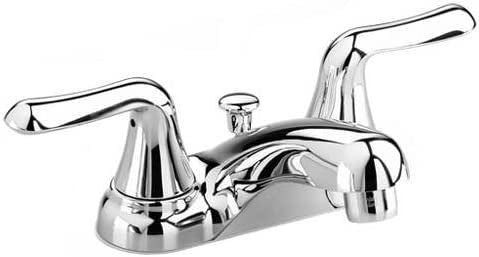 American Standard 2275509.002 Colony® Soft Two Handle Centerset Bathroom Sink Faucet, Polished Chrome