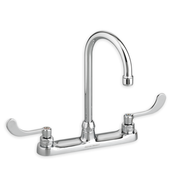 American Standard 6405140.002 Monterrey Top Mount Gooseneck Kitchen Faucet, Chrome