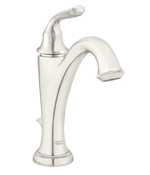 American Standard 7106101.013 Patience Single Hole Bathroom Faucet, Polished Nickel