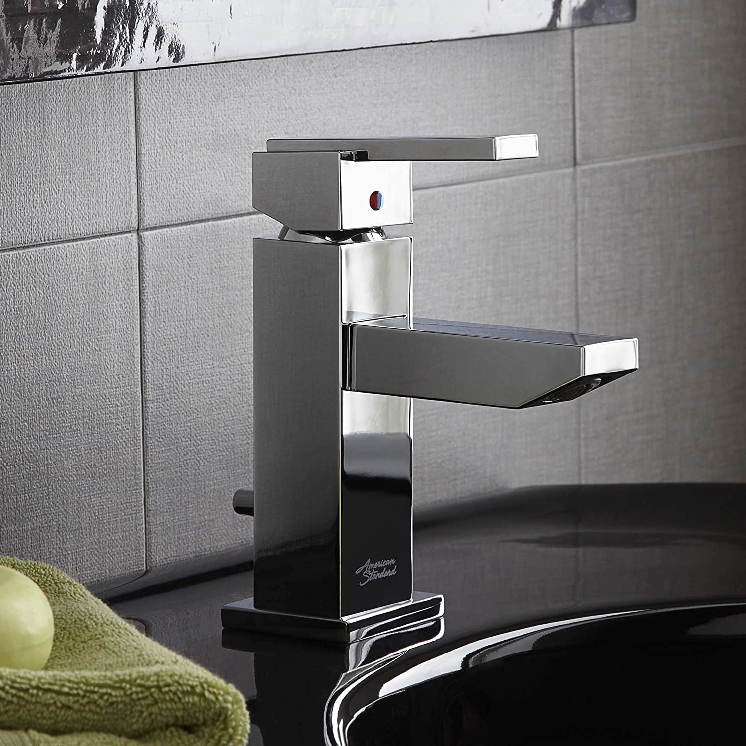 American Standard 7184.101.002 Times Square Single Handle Monoblock Bathroom Faucet, Chrome