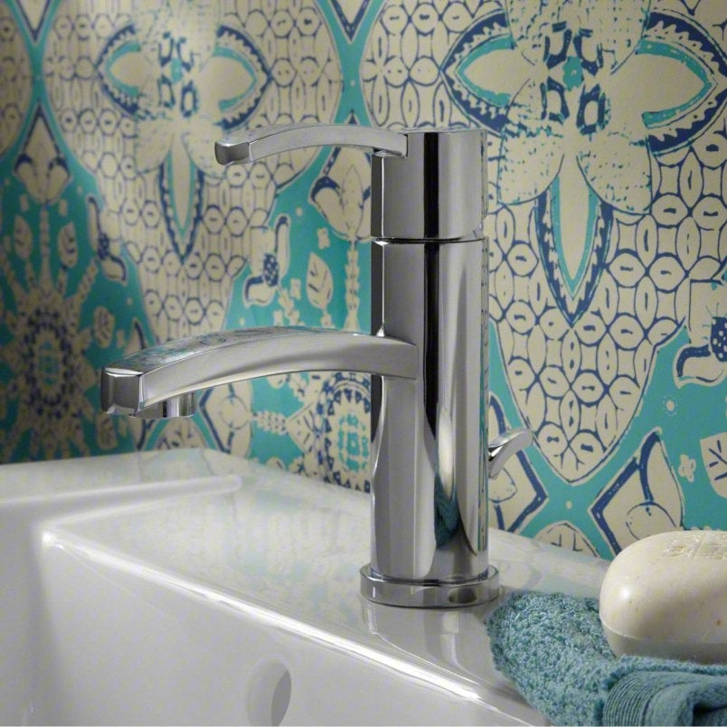 American Standard 7430101.002 Berwick Bathroom Faucet with Pop-Up Drain, Polished Chrome