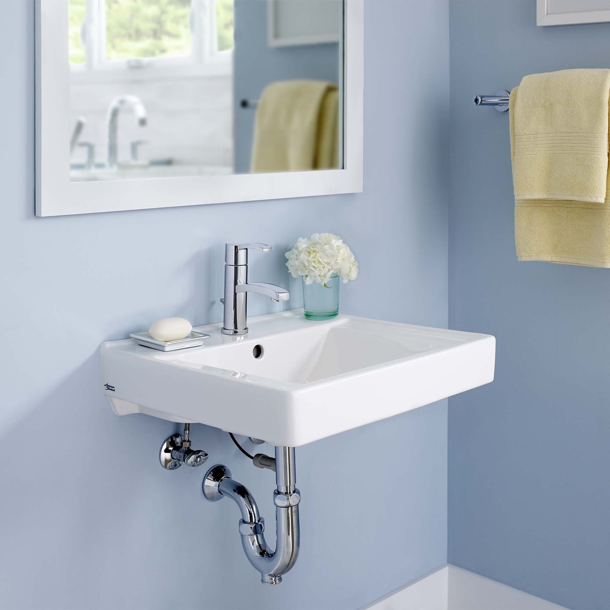 American Standard 7430101.002 Berwick Bathroom Faucet with Pop-Up Drain, Polished Chrome