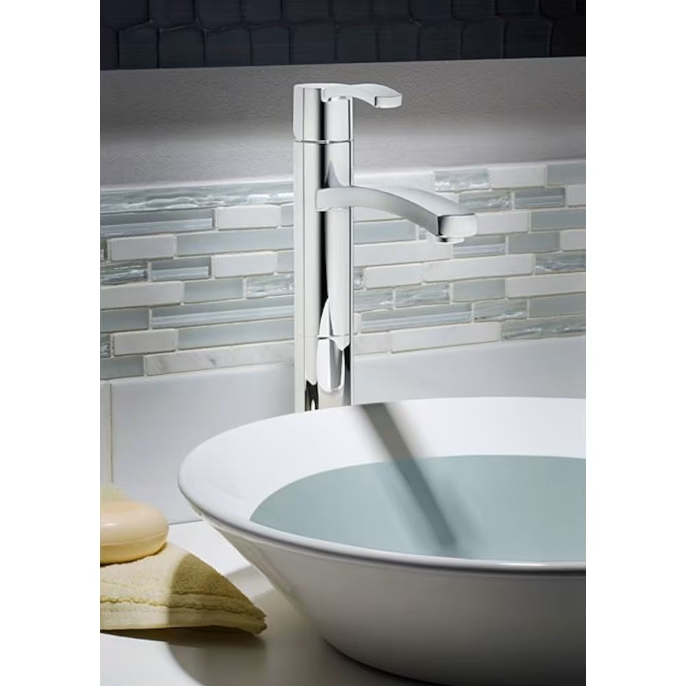 American Standard 7431152CA.002 Boulevard Perth Single Hole Single Handle Vessel Faucet, Polished Chrome 1