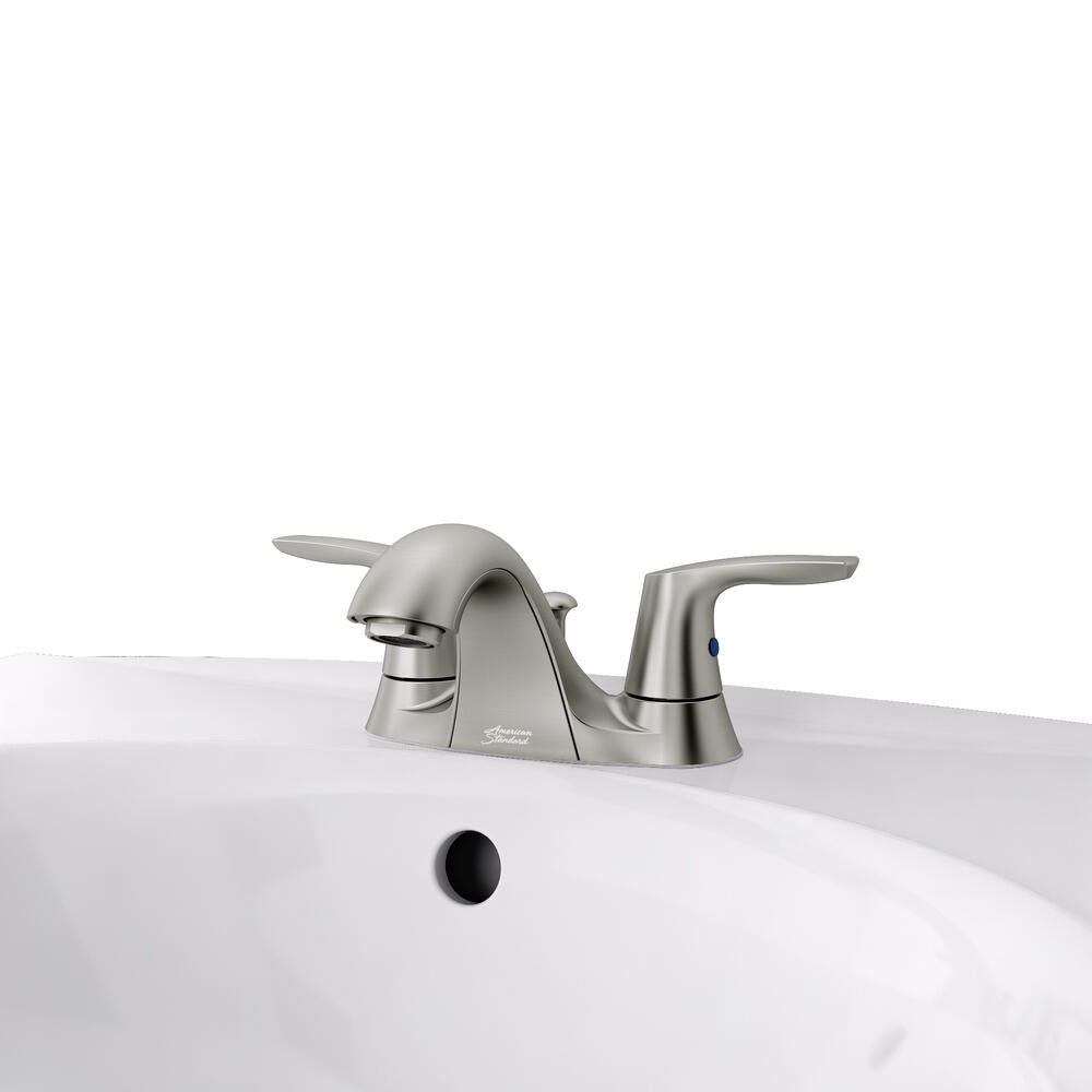 American Standard 7508201.295 Bedminster™ 2 Handle 4" Centerset Bathroom Faucet, Brushed Nickel 