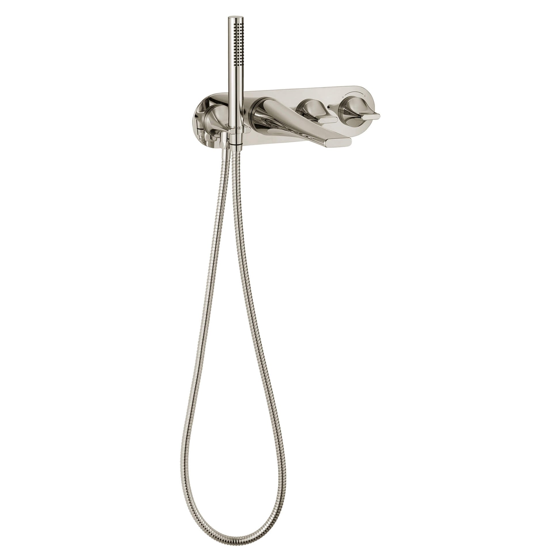American Standard DXV D35120981.144 Modulus Wall Mount Tub Filler, Brushed Nickel