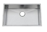 Artisan CPUR2919-D10 Undermount Single Basin 16-Gauge Stainless Steel Kitchen Sink