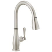 Peerless Elmhurst Pull‑Down Kitchen Faucet, Brushed Stainless Steel — Single‑Handle High‑Arc, 360° Swivel, P7965LF‑SS